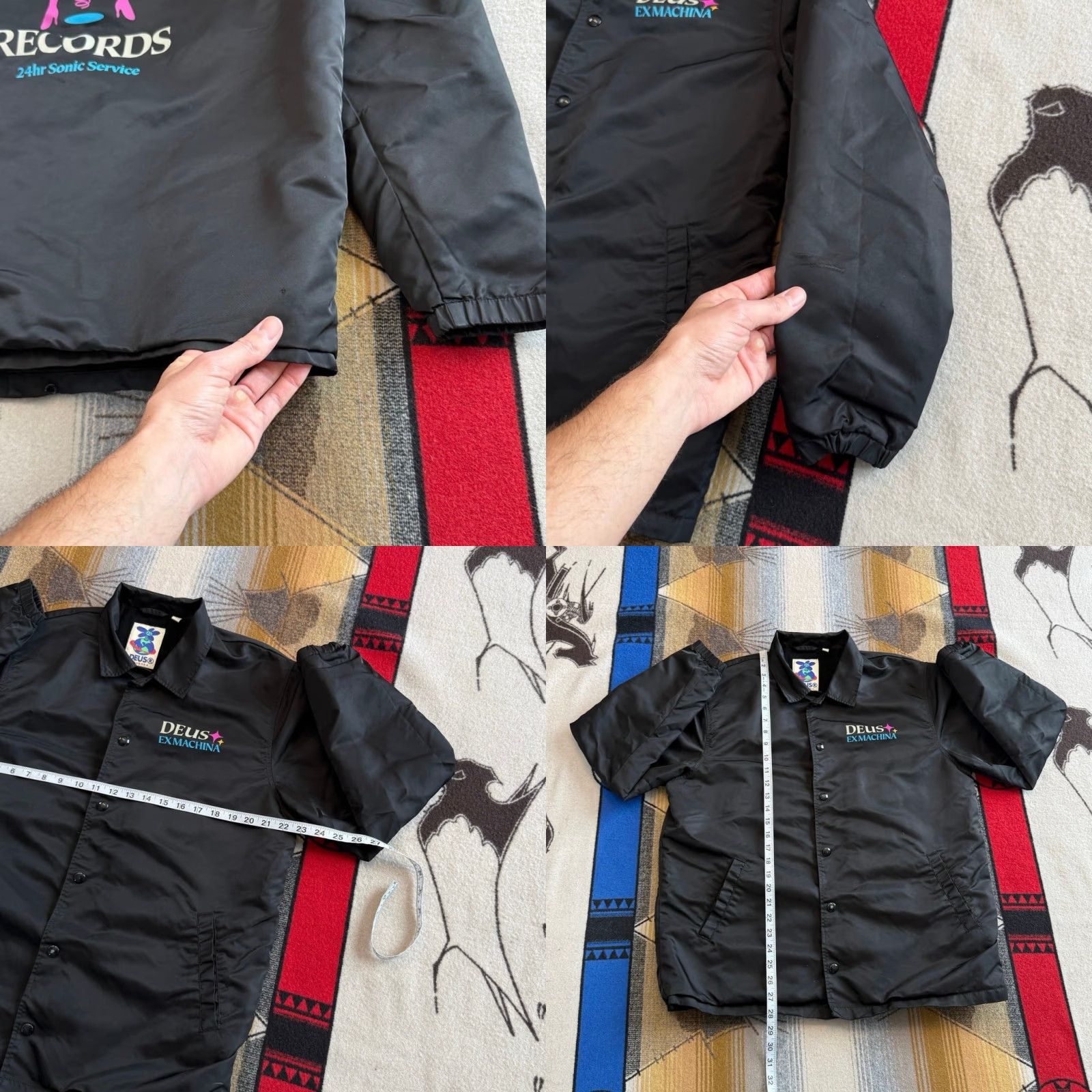 Deus Ex Machina **Men's Deus Ex Machina Authentic Black Jacket Medium** User: Men's Deus Ex Machina Authentic Black Jacket Medium Size US M / EU 48-50 / 2 - 8 Thumbnail