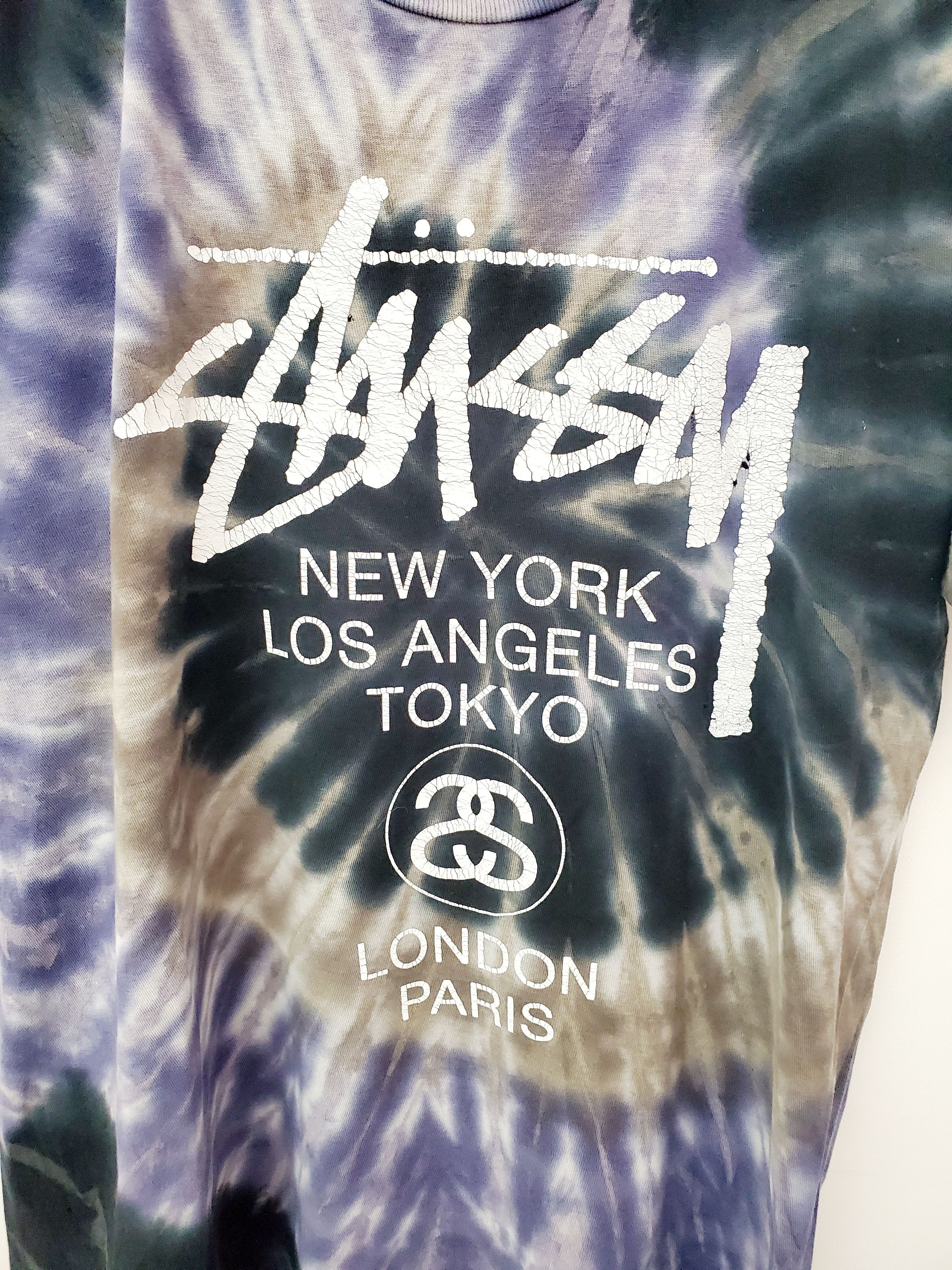 Stussy × Vintage STUSSY VINTAGE BIG LOGO STREETWEAR T-SHIRT 🌸 Size US L / EU 52-54 / 3 - 2 Thumbnail