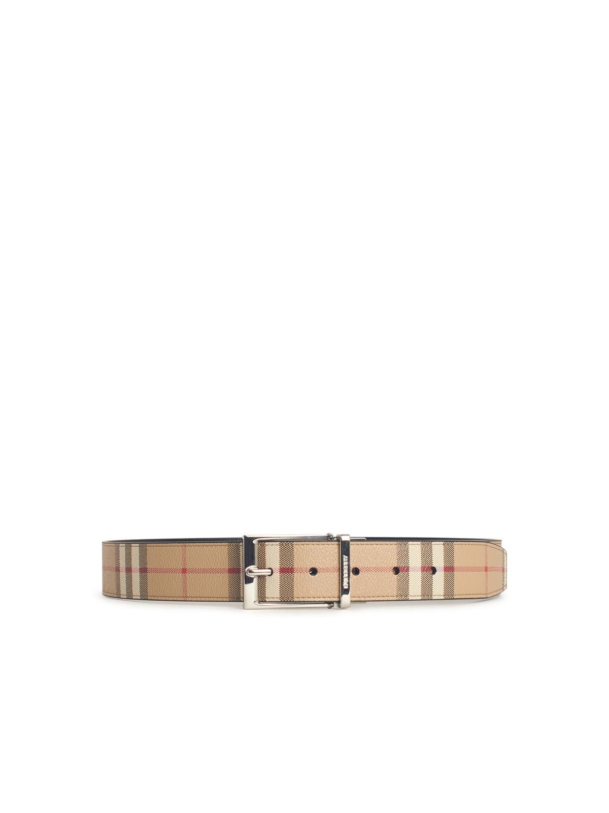 BURBERRY Beige Polyurethane Blend Belt
