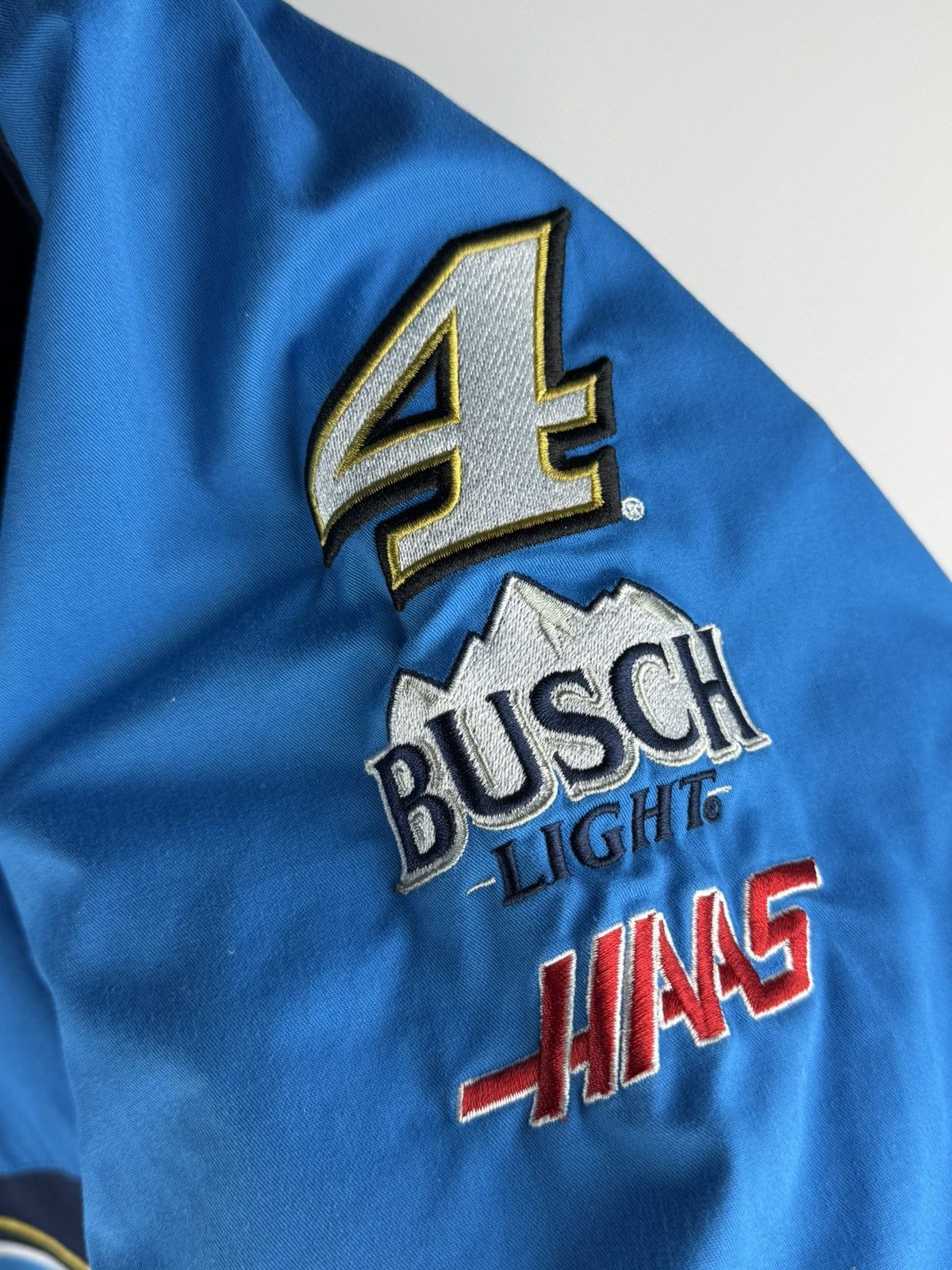 NASCAR NASCAR Kevin Harvick JH Design Navy/Blue Busch Beer Shirt Size US XL / EU 56 / 4 - 6 Thumbnail