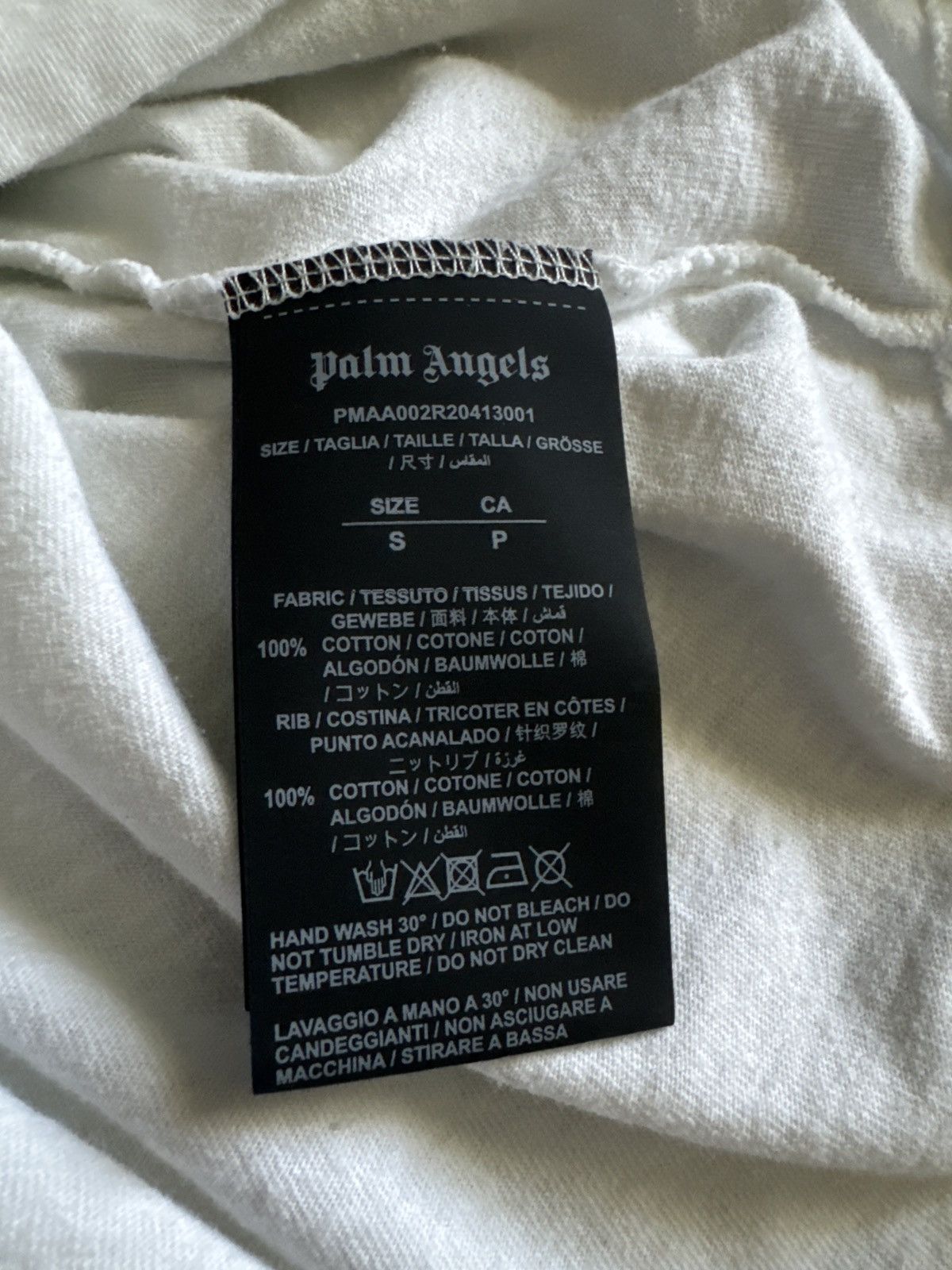 Palm Angels Palm Angels Logo T-Shirt Size US S / EU 44-46 / 1 - 5 Thumbnail