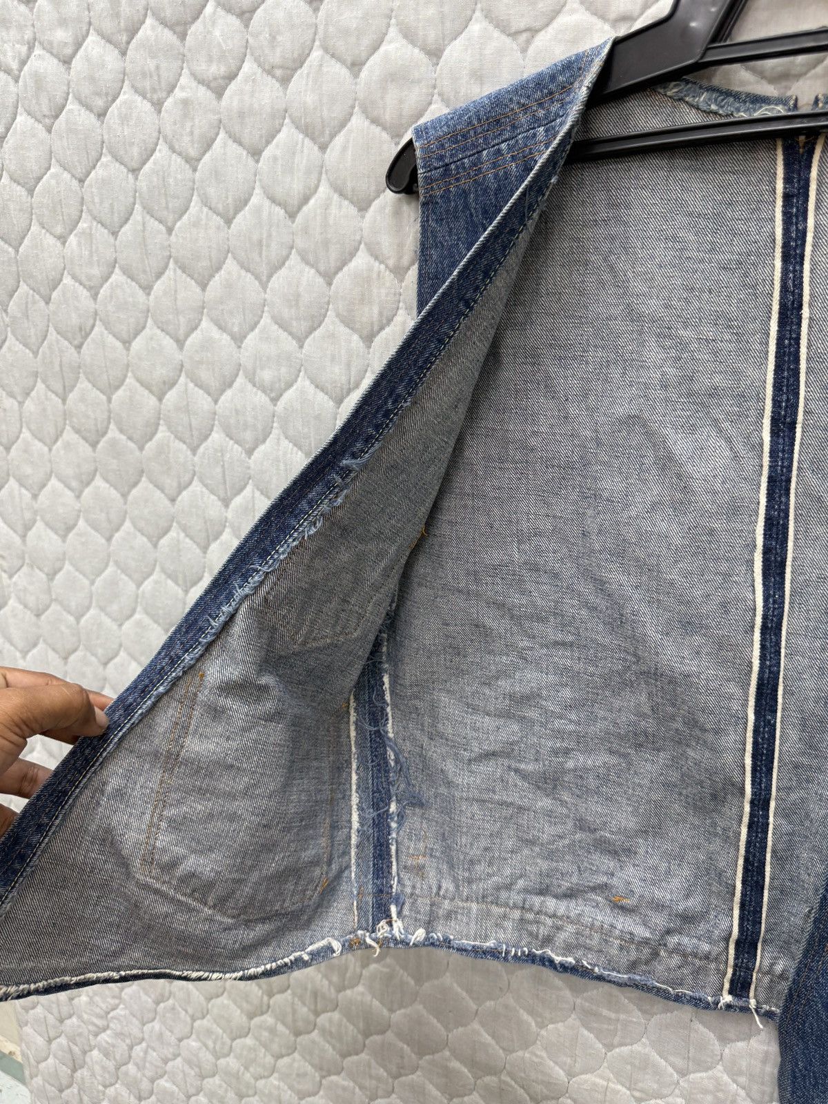 Handmade 🔥🔥🔥ARCHIVE HANDMADE CUSTOM DENIM VEST Size US S / EU 44-46 / 1 - 8 Thumbnail