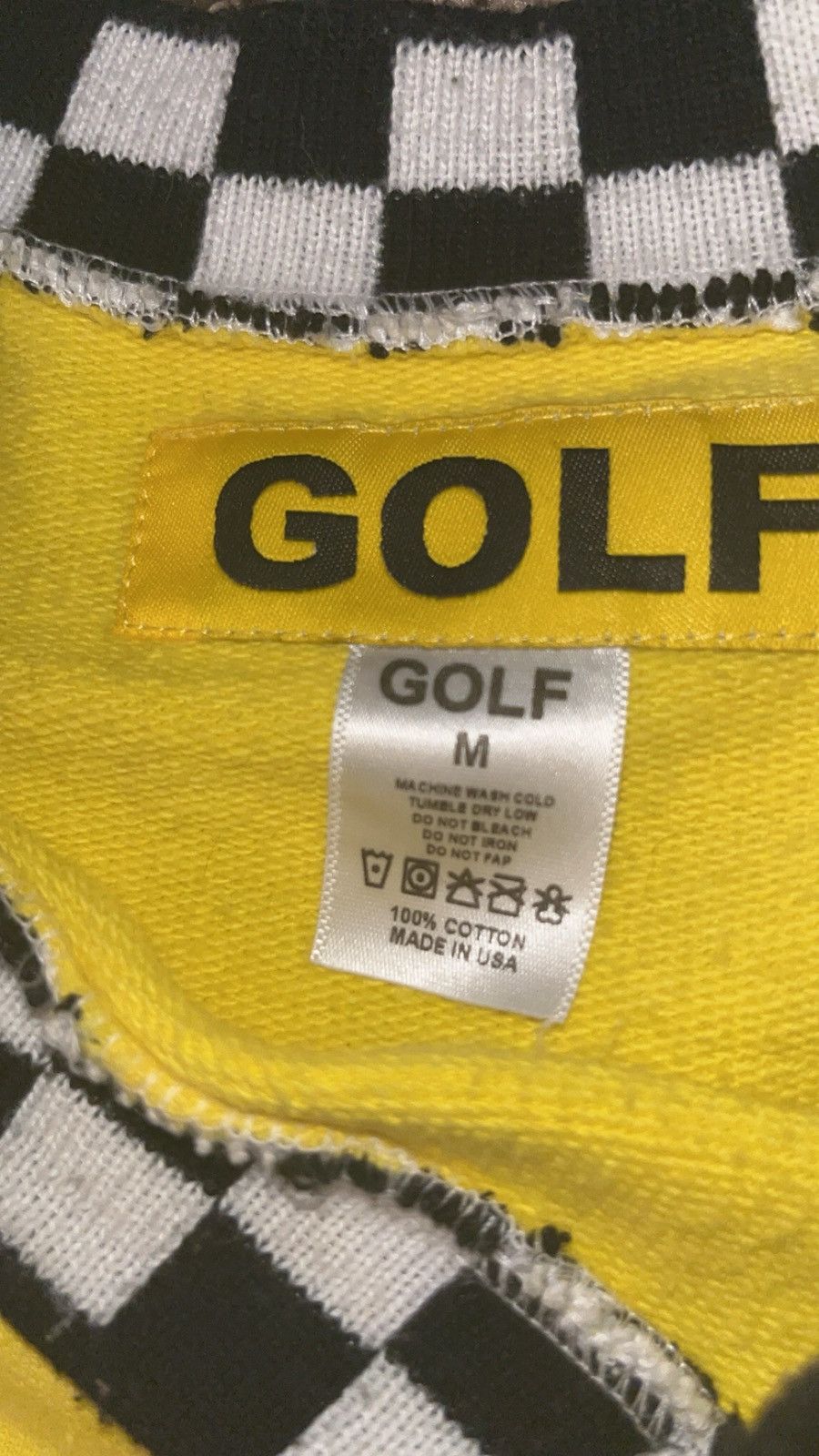 Golf Wang GOLF Taxi Crewneck (Yellow) Size US M / EU 48-50 / 2 - 7 Thumbnail