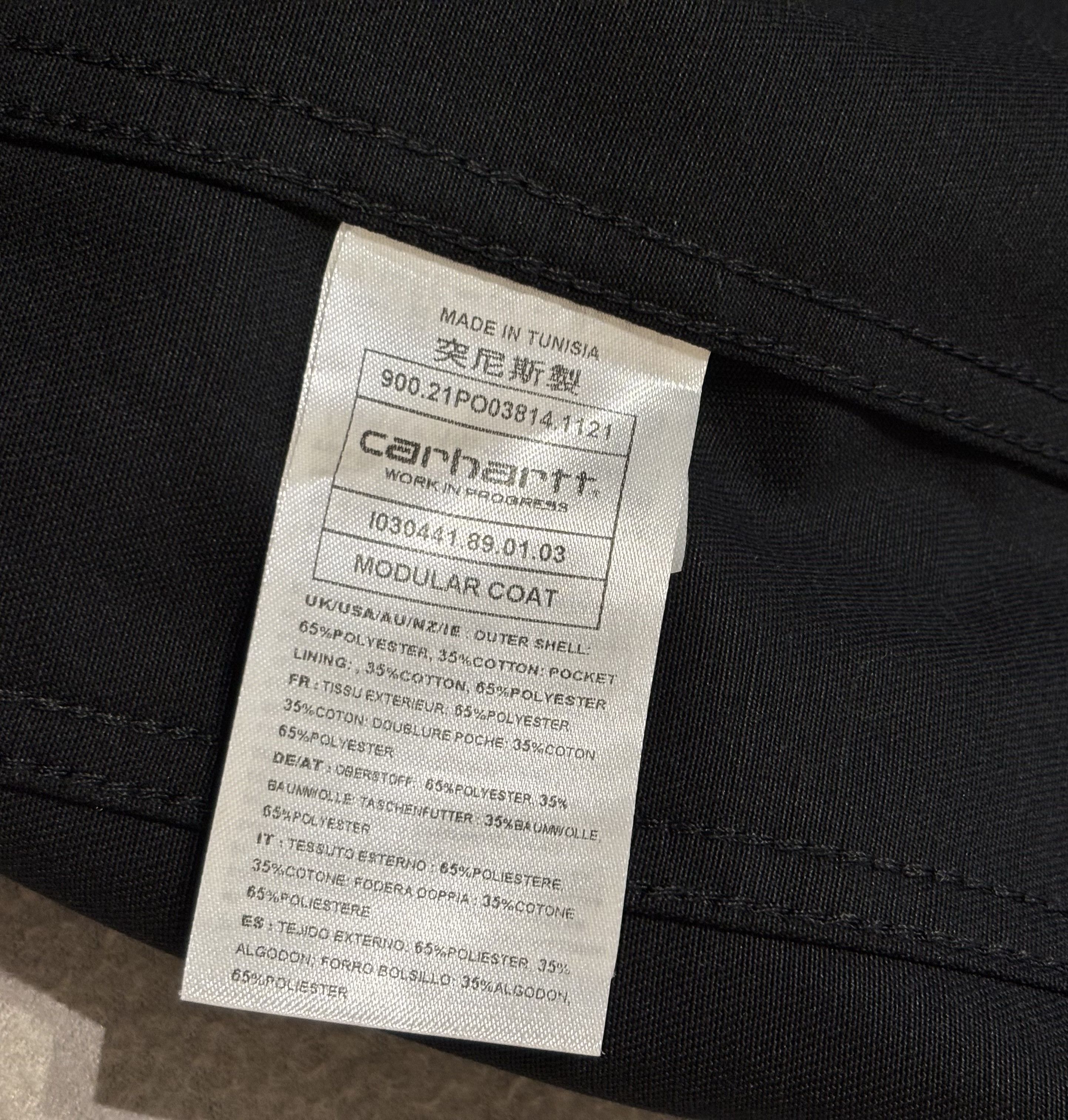 Carhartt Wip Carhartt WIP Black coat size M Size US M / EU 48-50 / 2 - 15 Thumbnail