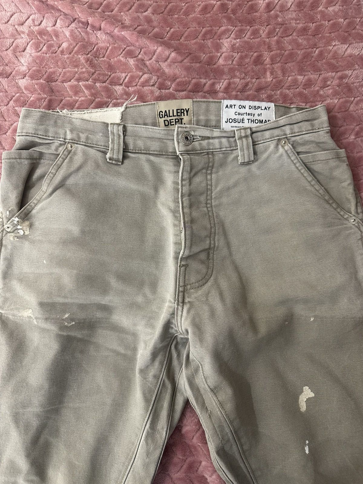 Gallery Dept. Gallery dept la flare carpenter pants cement grey Size US 31 - 6 Thumbnail
