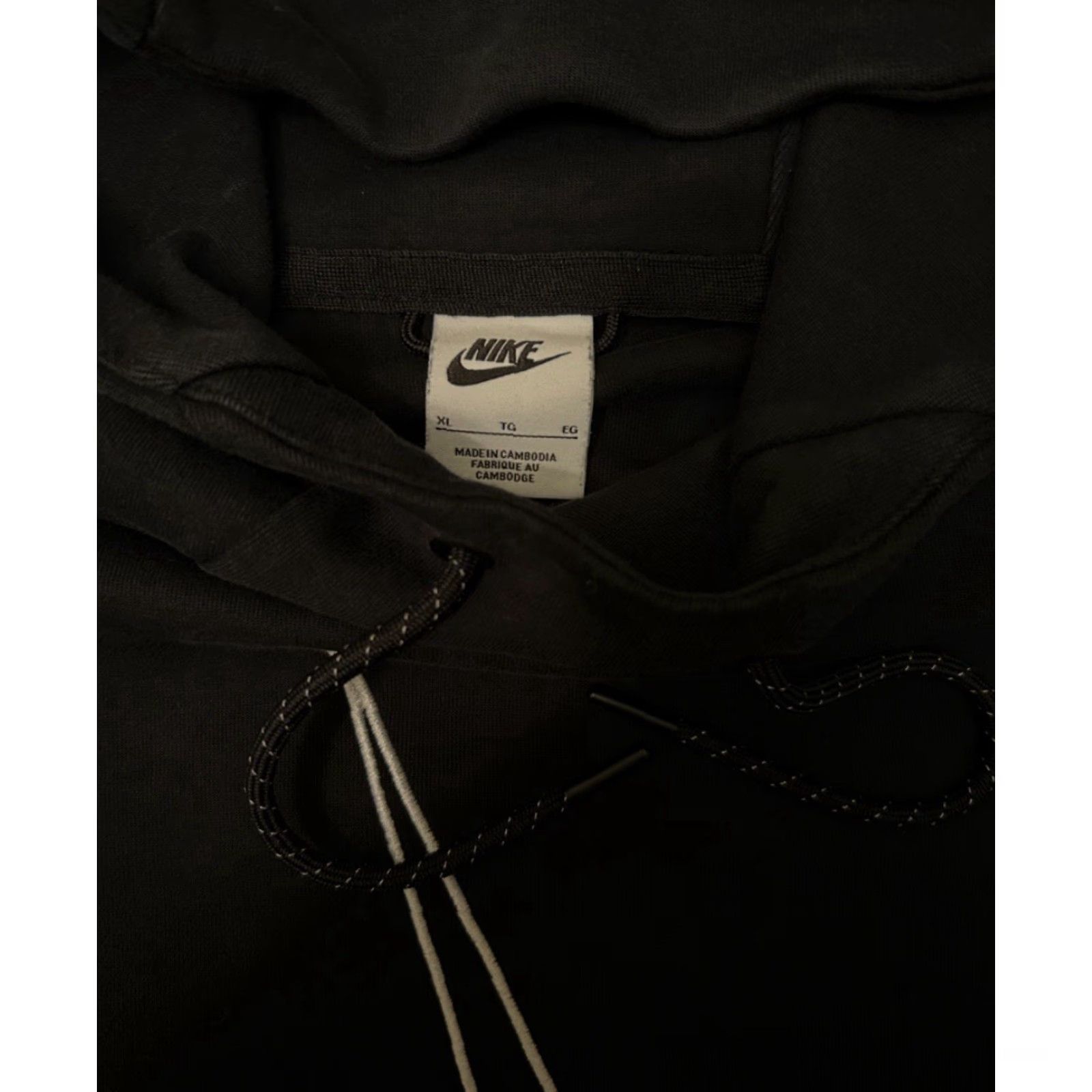 Nike Nike Tech Fleece Swoosh Graphic Logo Pullover Hoodie Black Mens Size XL Size US XL / EU 56 / 4 - 3 Thumbnail