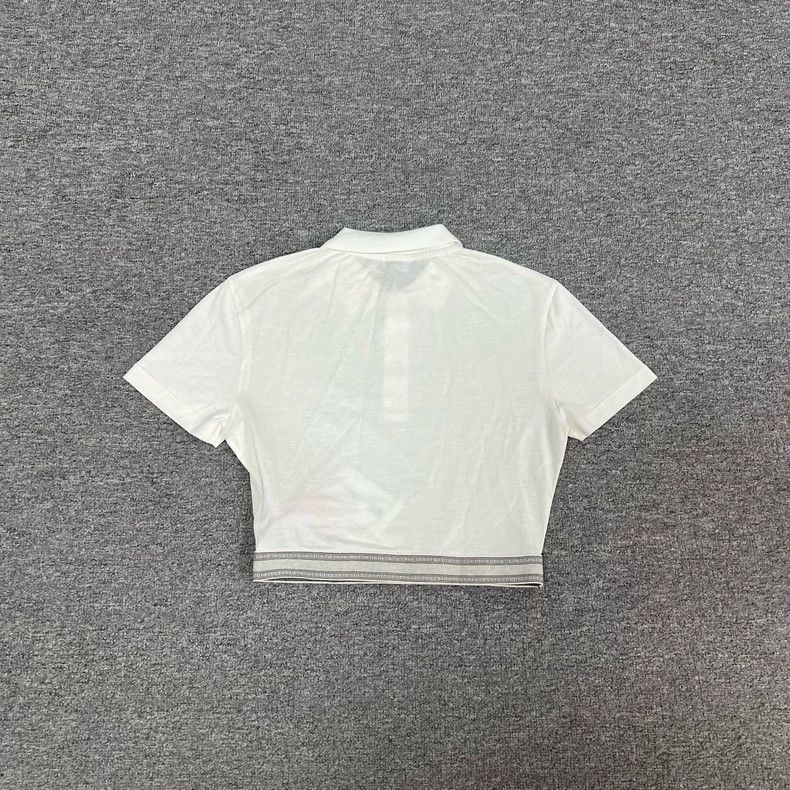 Loewe Loewe Short Polo Shirt with Logo on the Bottom Size S / US 4 / IT 40 - 2 Thumbnail