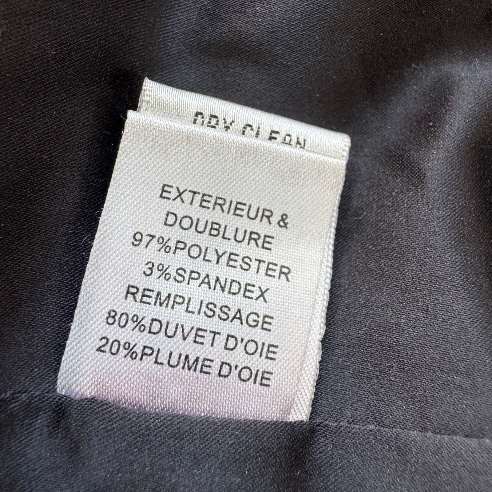 Diane von Furstenberg DVF Goose Down Black Satin Zona Puffer Zip Hood Coat Size P Size XS / US 0-2 / IT 36-38 - 10 Thumbnail