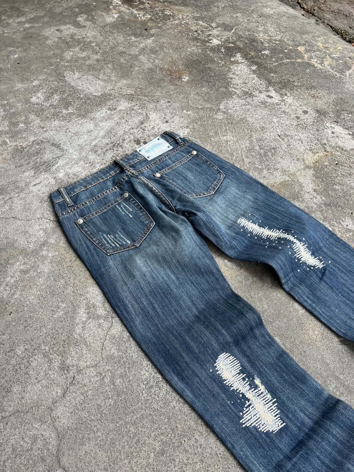 Hysteric Glamour × If Six Was Nine × Vintage RARE vintage If Six Was Nine style flared jeans Y2K Size US 30 / EU 46 - 8 Thumbnail
