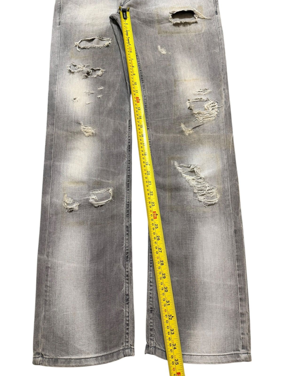 Absolut Joy Vintage 90s Italy Absolut Joy Faded Wash Style Distressed Size US 36 / EU 52 - 13 Thumbnail