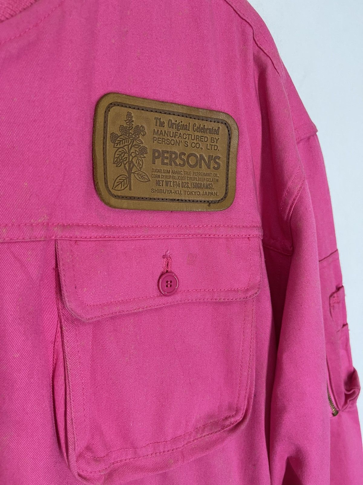 PERSON'S 💥Vintage 80’s PERSON’S Varsity Streetwear BIGLOGO Size US L / EU 52-54 / 3 - 4 Thumbnail