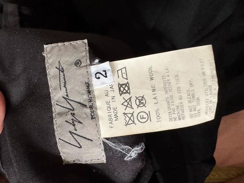Yohji Yamamoto Yohji Yamamoto size 2 Zip pocket Barron pants Size US 28 / EU 44 - 6 Thumbnail