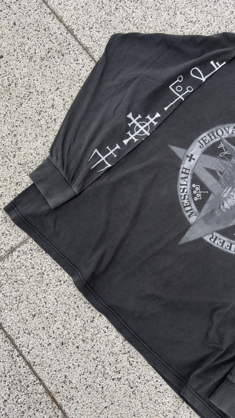 Vintage Demon Adonai Lucifer Messiah Jehova Black Metal Vintage 90s Size US XL / EU 56 / 4 - 4 Thumbnail