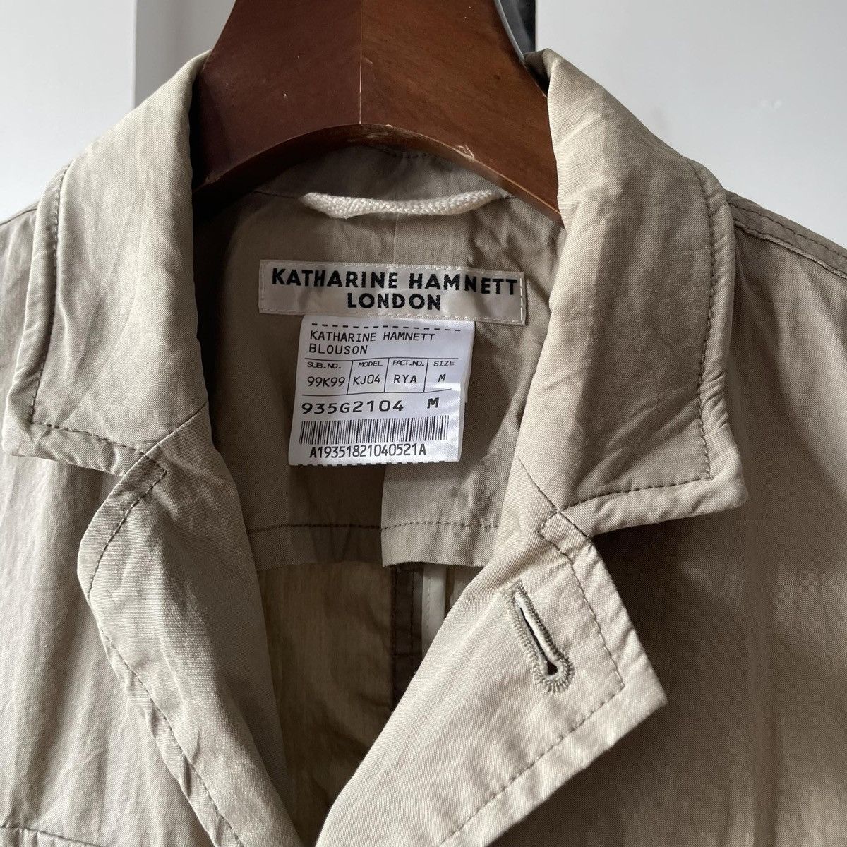 Katharine Hamnett London 1990s Katharine Hamnett London Cargo Utility Nylon Jacket Size US M / EU 48-50 / 2 - 3 Thumbnail