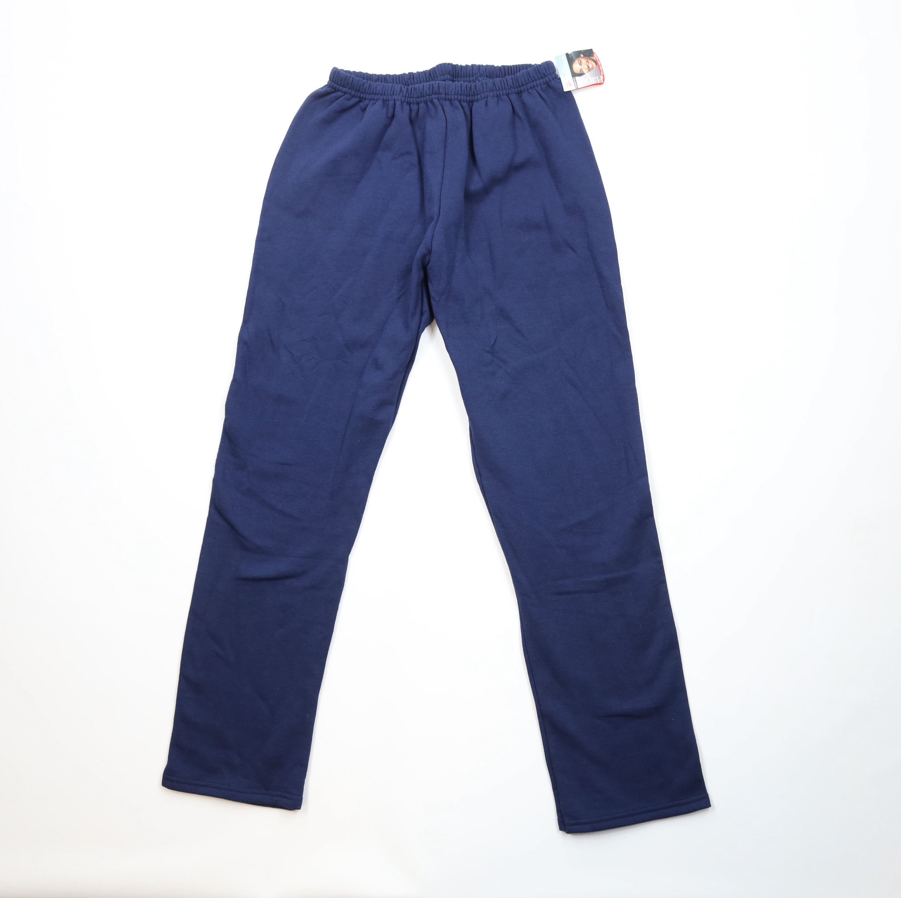 Vintage Deadstock Vintage Y2K Streetwear Blank Sweatpants Navy Blue Size 25" / US 0 / IT 36 - 1 Thumbnail