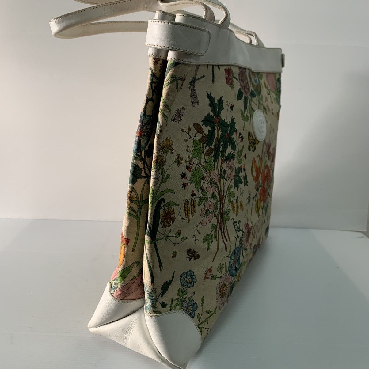 Gucci Gucci Floral Vintage Large Shoulder Bag Size ONE SIZE - 6 Thumbnail