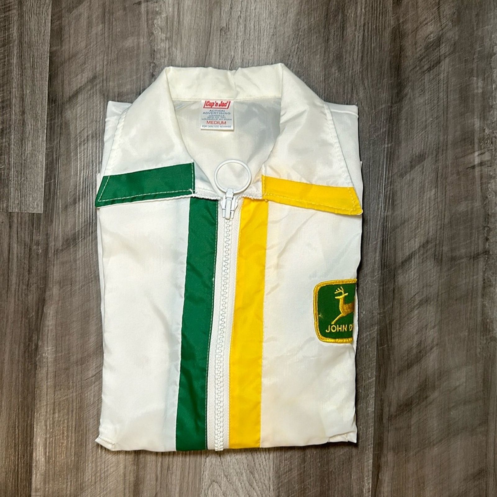 Other Cap’n Jac Vintage John Deere Windbreaker - Medium Size US M / EU 48-50 / 2 - 1 Thumbnail