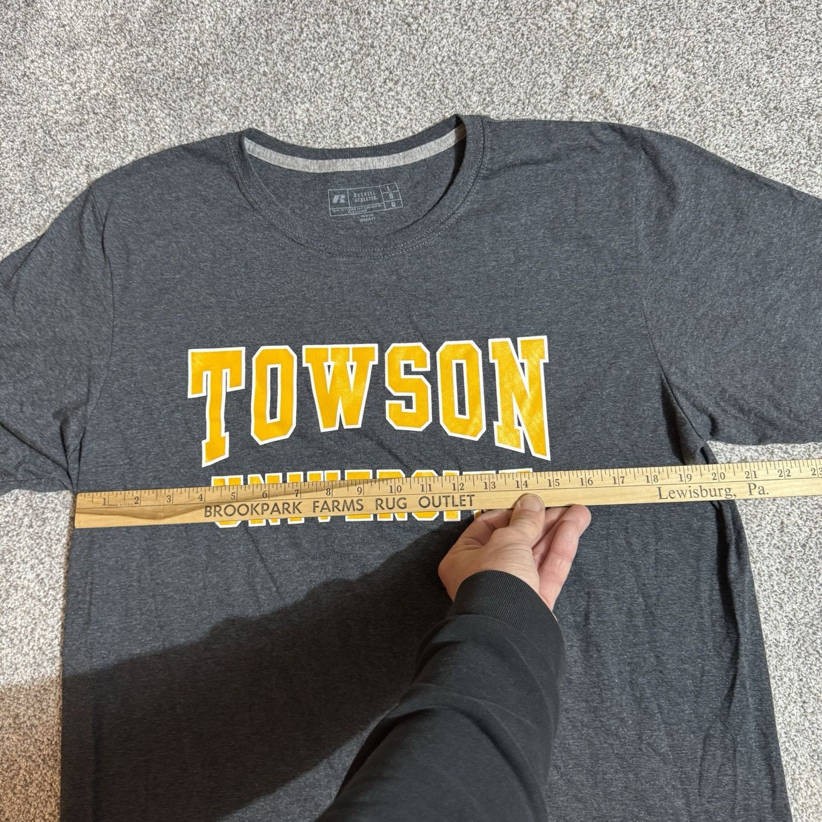 Russell Athletic Towson University Shirt Mens Large Collegiate Sportswear Size US L / EU 52-54 / 3 - 2 Thumbnail