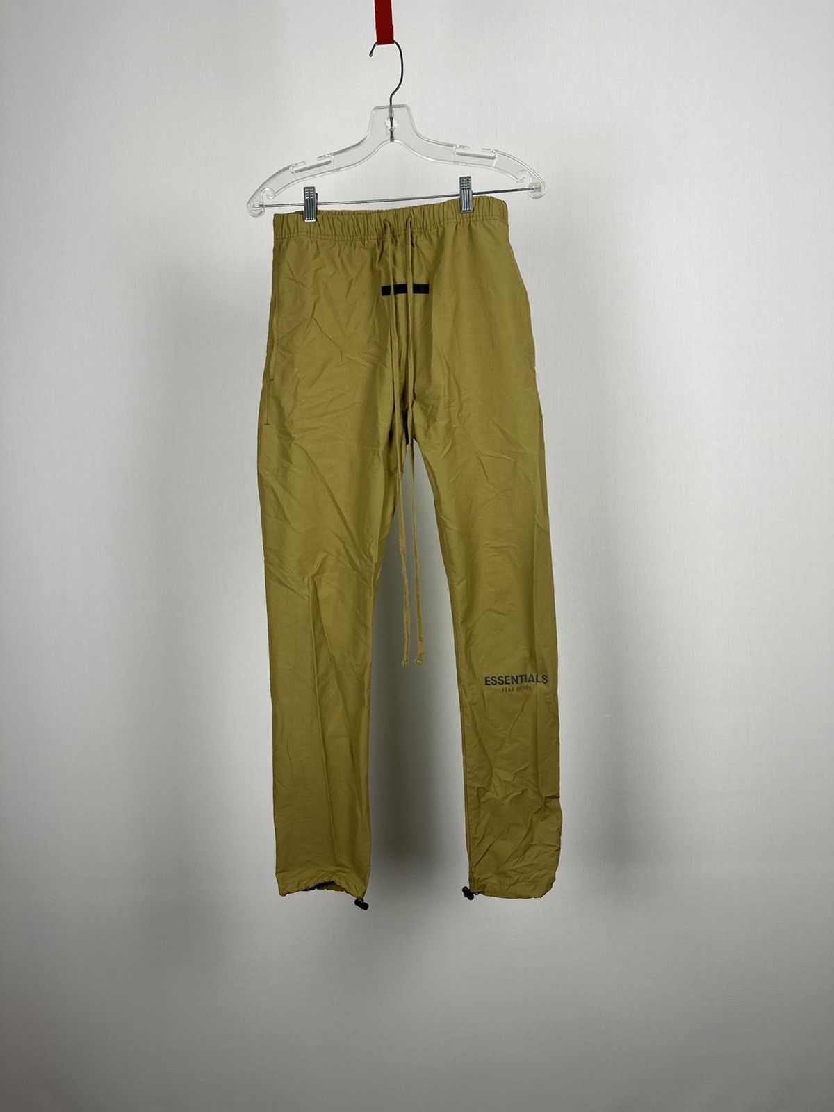 Fear of God FOG Essentials Nylon Track Pants Brown Size XS Size US 30 / EU 46 - 1 Thumbnail