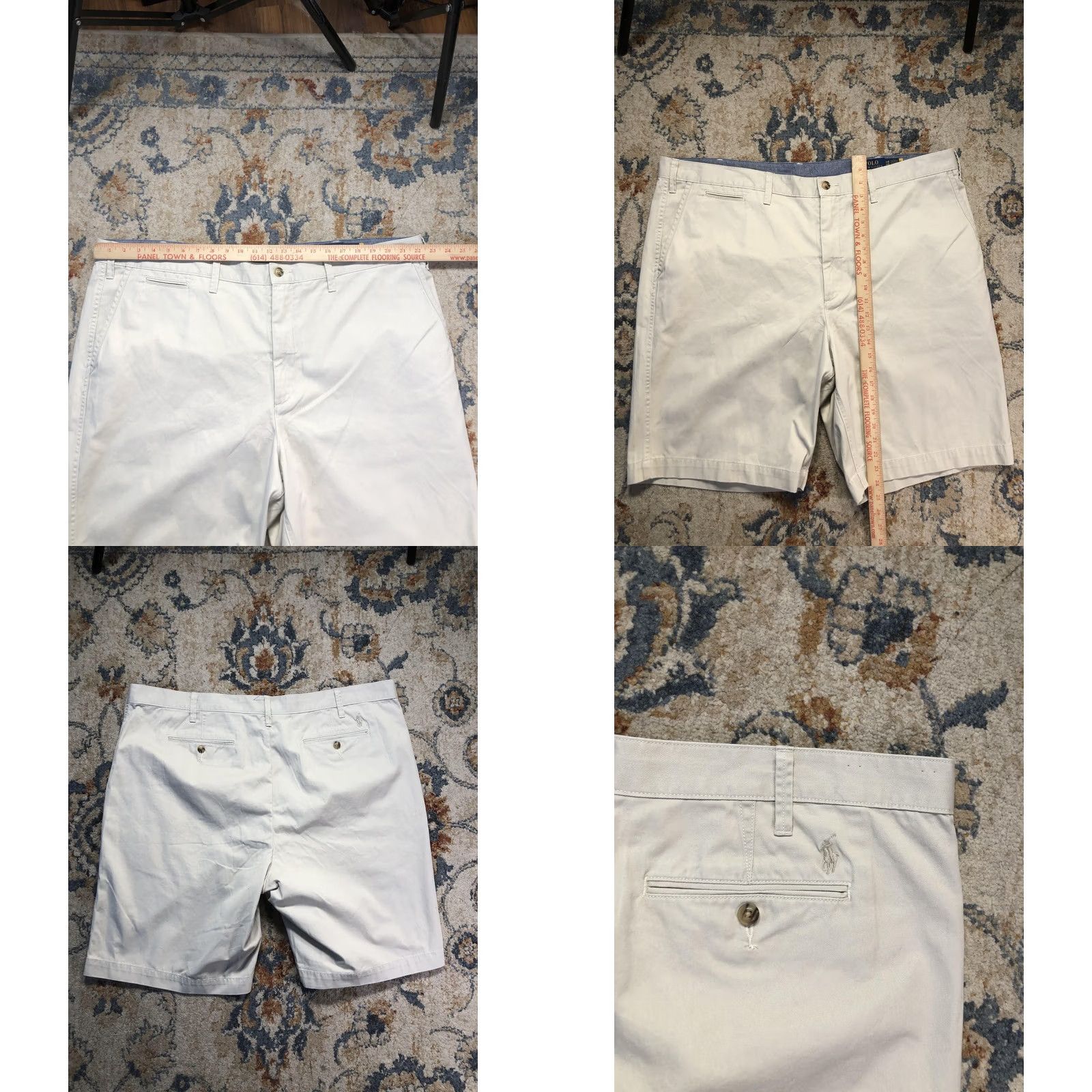 Polo Ralph Lauren Polo Ralph Lauren Shorts Mens 44 Beige Classic Fit Chino 9 Inseam Casual Summer Size US XXL / EU 58 / 5 - 8 Thumbnail