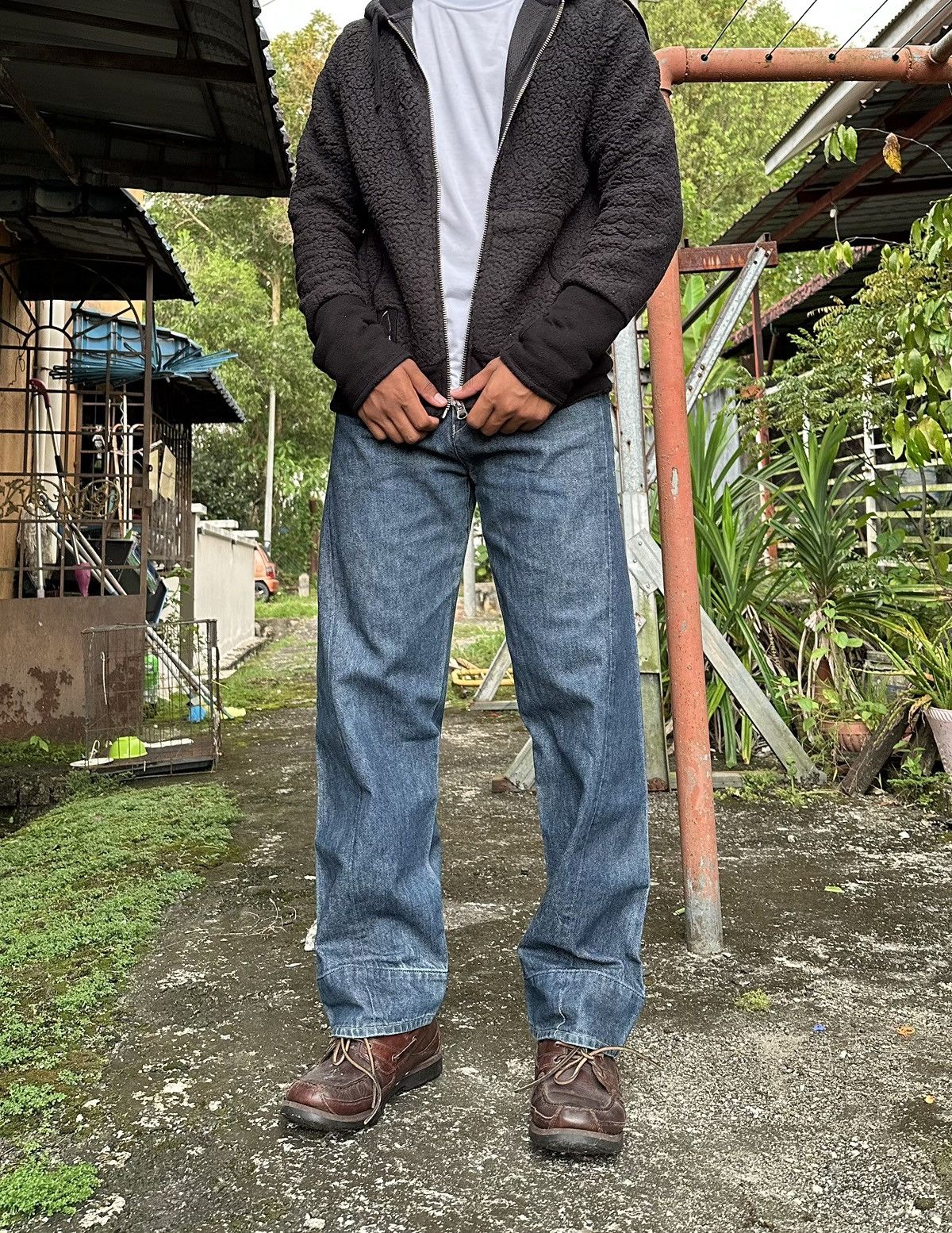 Levi's Vintage Clothing 👹Vintage Levis Engineered Jeans Loose Fit Jeans Size US 28 / EU 44 - 4 Thumbnail