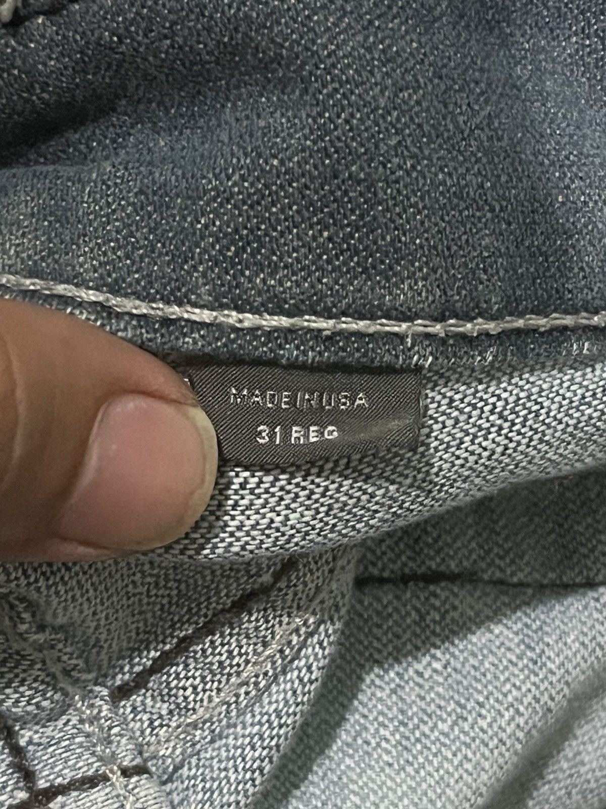 Armani Exchange Armani Exchange Powell Indigo Button Fly Loose Fit Jeans Size US 31 - 14 Thumbnail