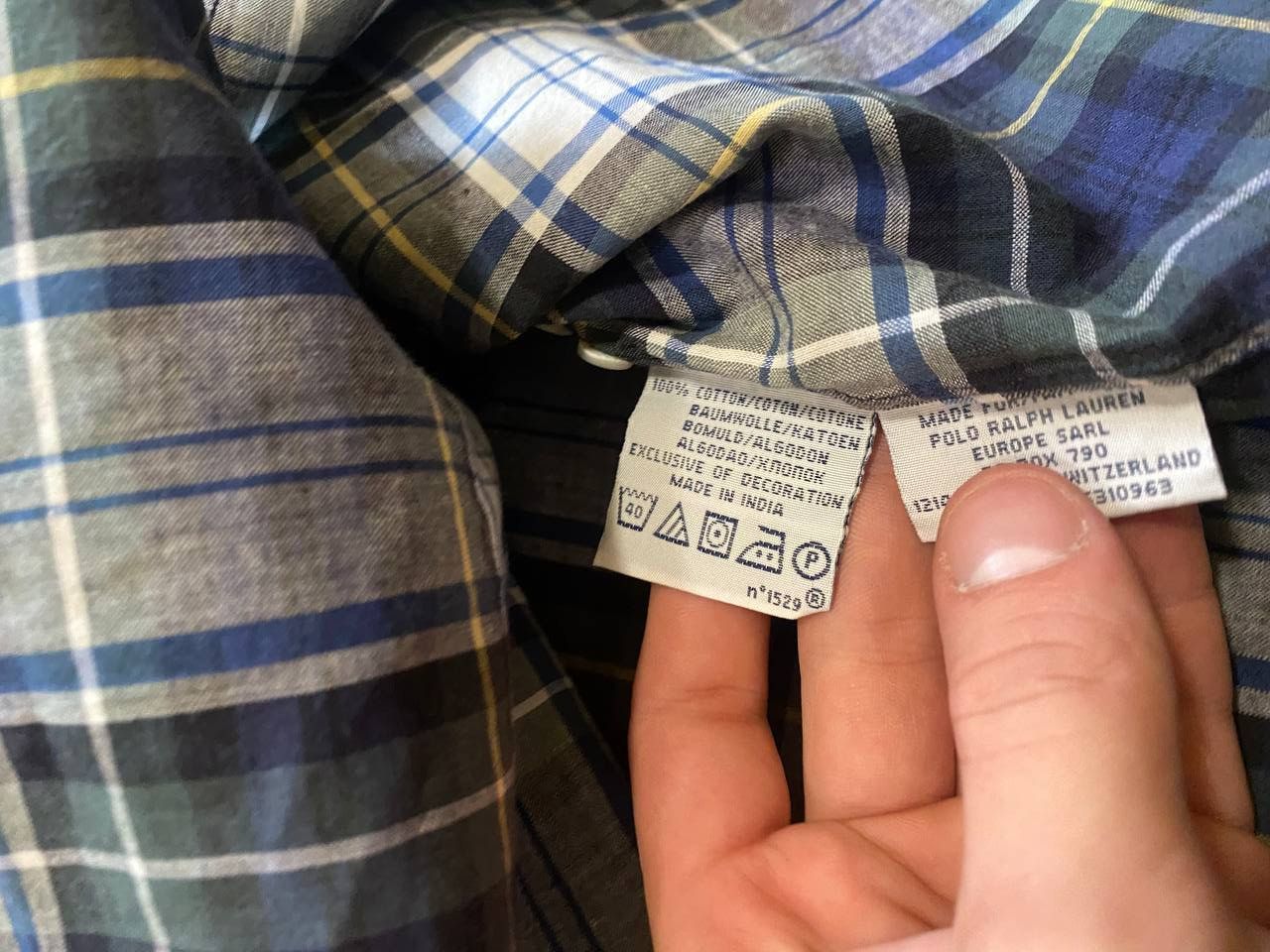Polo Ralph Lauren Vintage Polo Ralph Lauren Custom Fit Button Up Shirt Size L Size US L / EU 52-54 / 3 - 3 Thumbnail