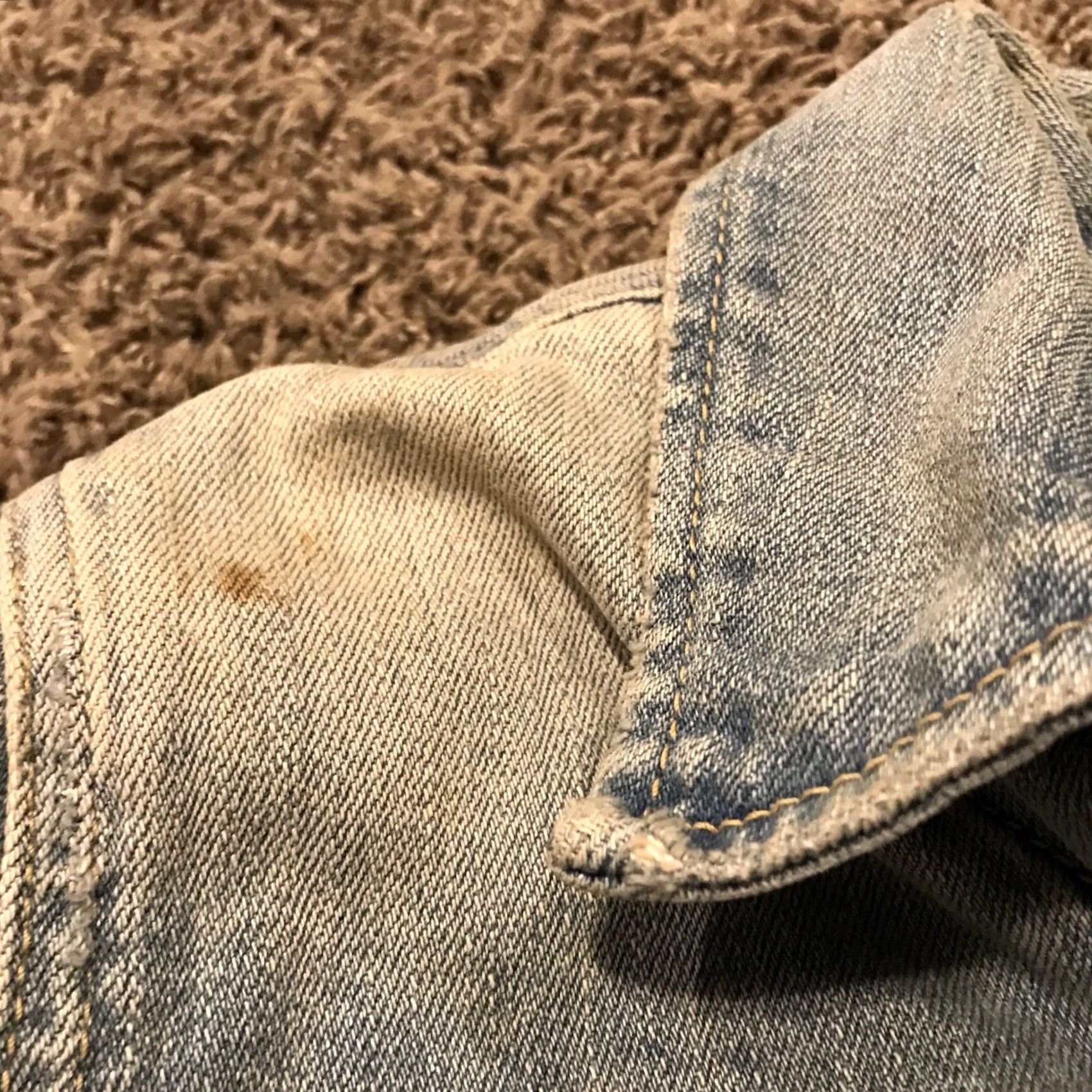 Abercrombie & Fitch Abercrombie & Fitch Woman’s S Cotton Denim Jacket Blue Short Button Collared Casual Basic Jacket Vintage No Size 28" / US 6 / IT 42 - 3 Thumbnail