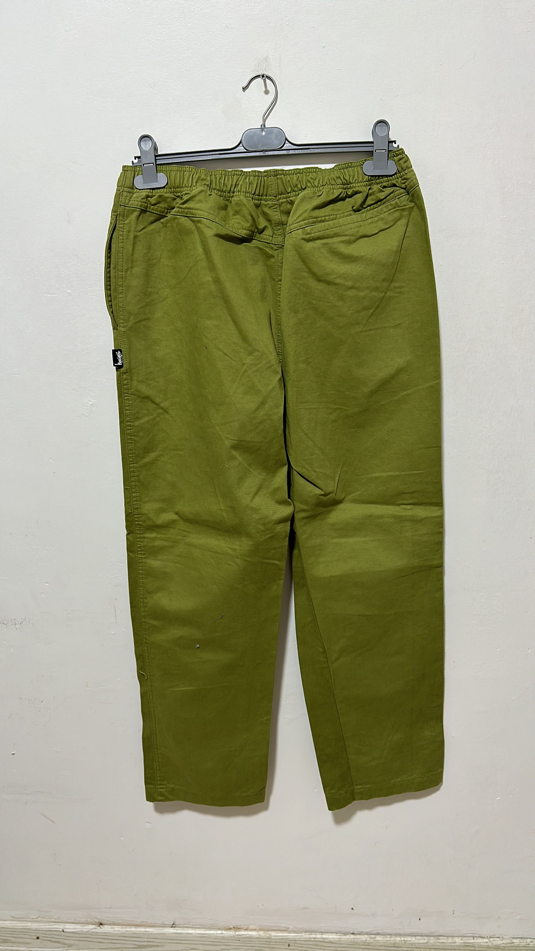 Stussy Stussy Beach Pant Olive Size Medium Size US 32 / EU 48 - 2 Thumbnail
