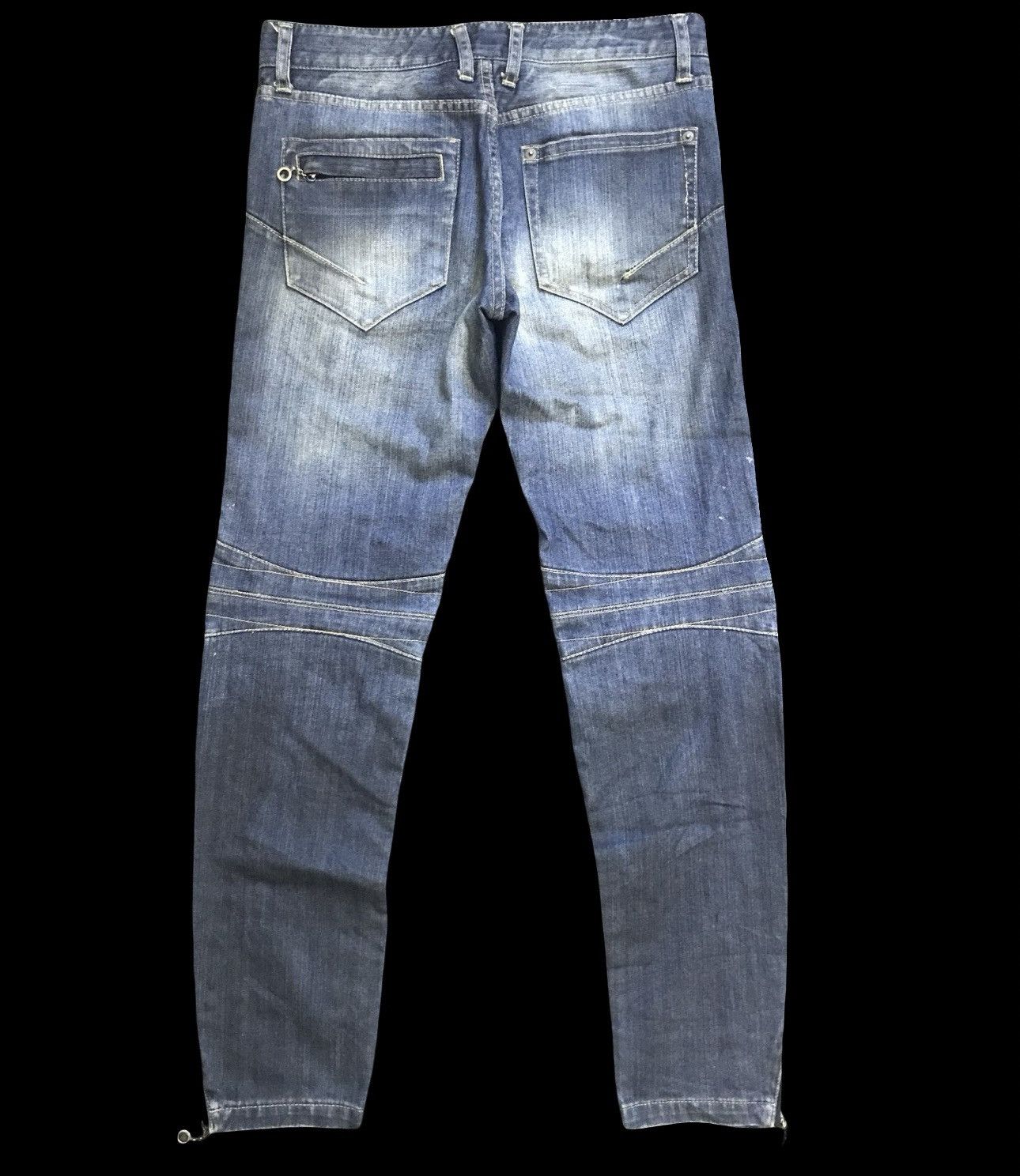 PPFM D105 PPFM Archival Seditionaries Design Biker Jeans Size US 30 / EU 46 - 2 Thumbnail