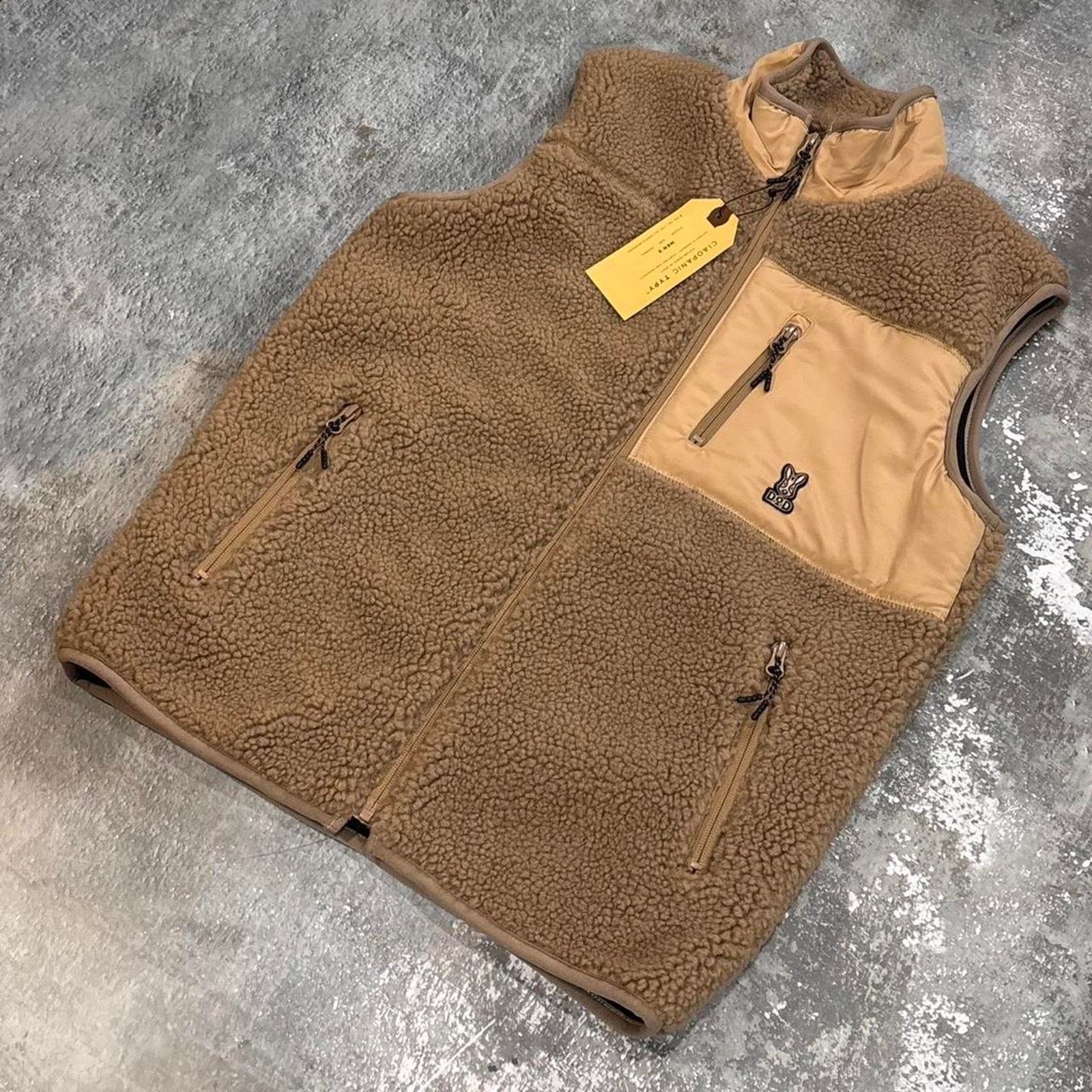 Ciaopanic × Japanese Brand NWT Cream CiaoPanic Typy Sherpa Vest. Size Medium. Size US L / EU 52-54 / 3 - 1 Thumbnail