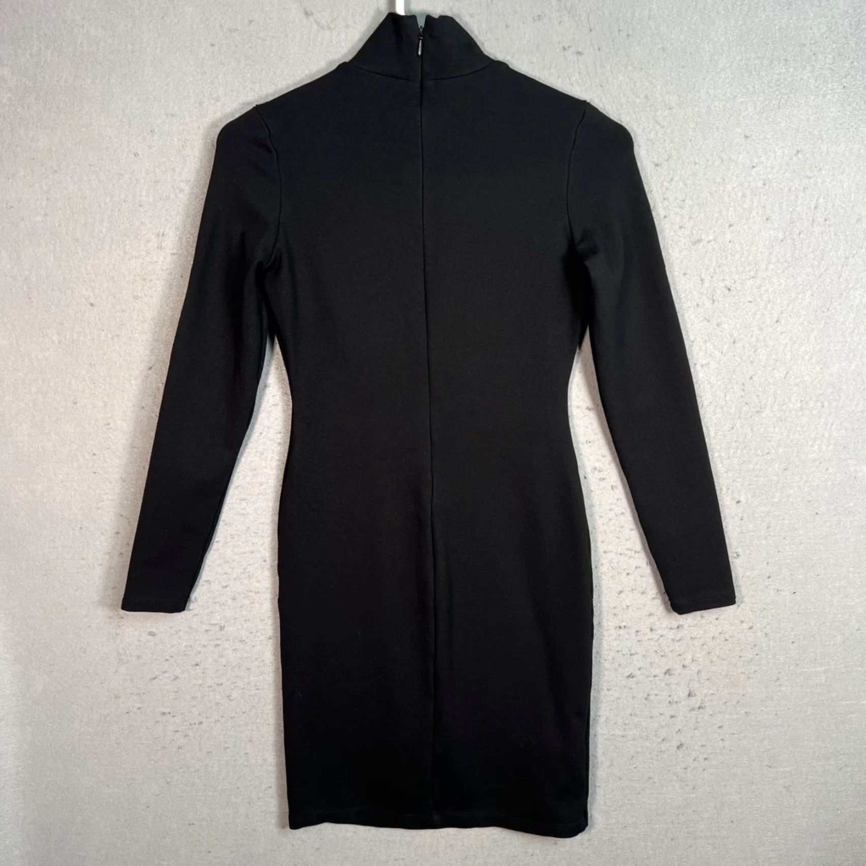 Mango Mango Black Long Sleeve Turtleneck Dress Womens Size 2 Size XS / US 0-2 / IT 36-38 - 2 Thumbnail