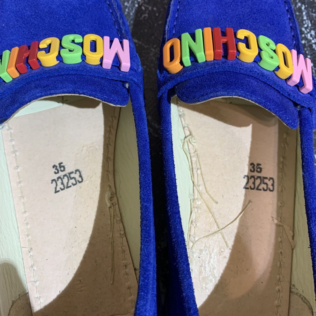 Moschino Moschino Blue Suede Moccasins Loafers Size 35 EU 22 CM Size US 5 / IT 35 - 12 Thumbnail