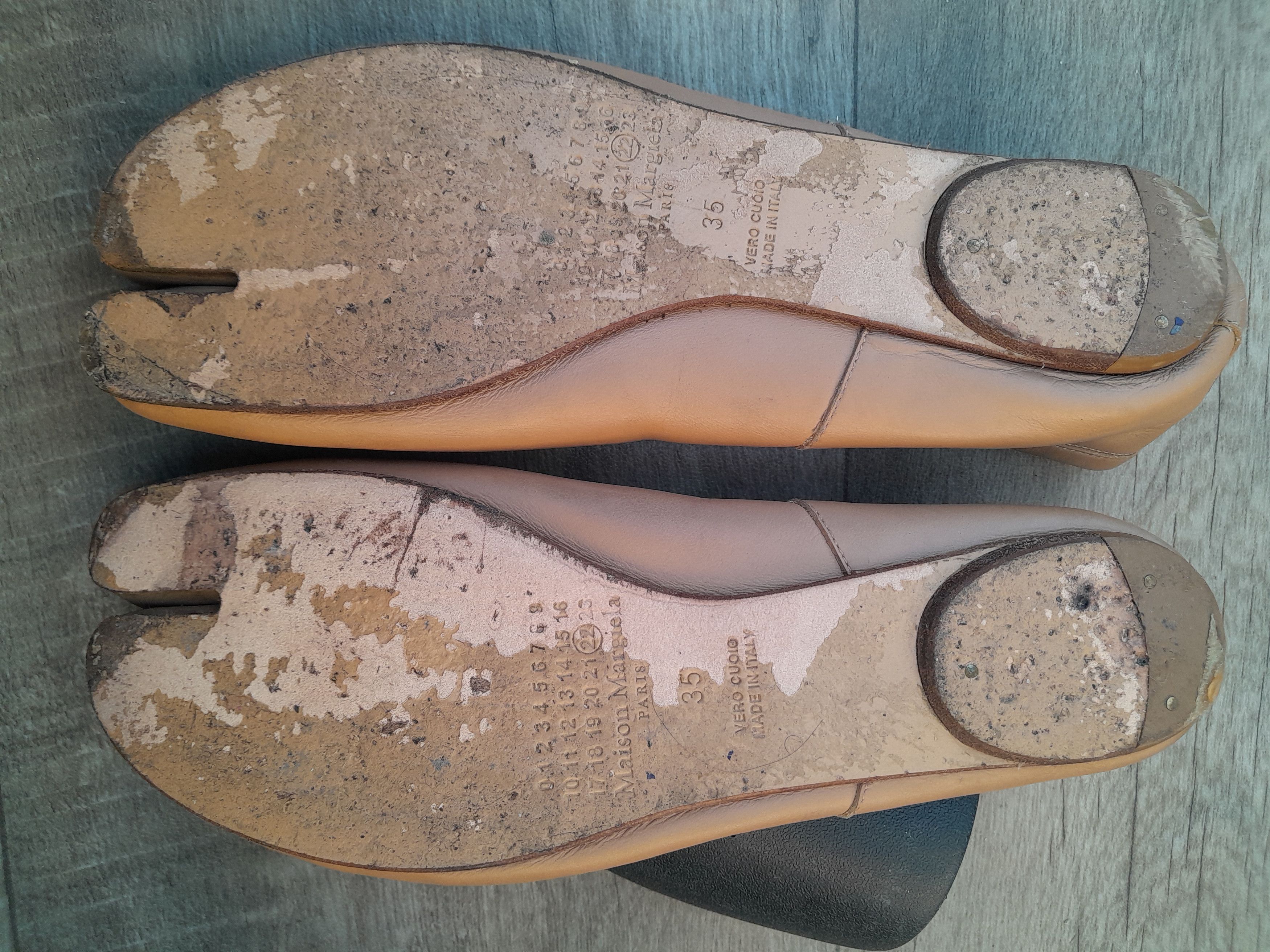 Maison Margiela Tabi leather ballet flats Size US 5 / IT 35 - 10 Thumbnail