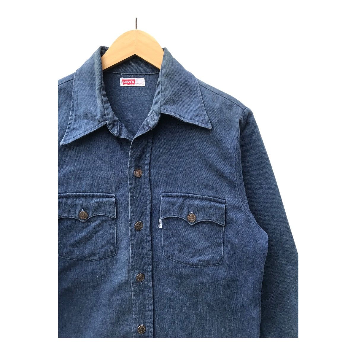 Levi's Vintage Levis Button Ups White Tab Faded Heavy Shirt Size US M / EU 48-50 / 2 - 9 Thumbnail