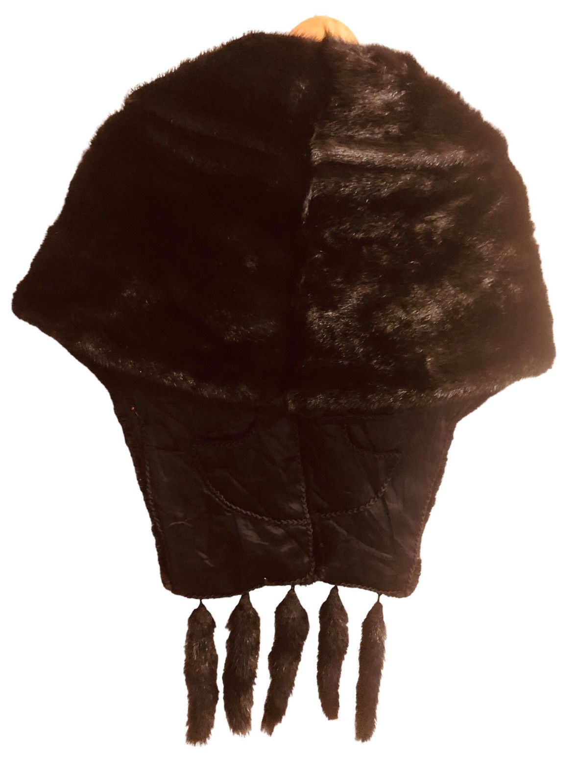 Other Nice!! Mink Fur Cape Winter Size ONE SIZE - 4 Thumbnail