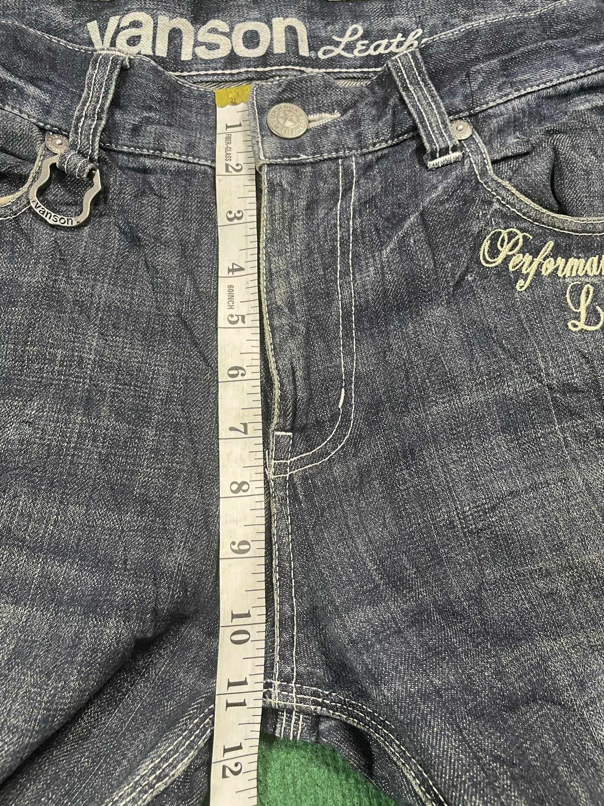 Vanson Leathers Vintage Vanson Leather Distressed Jeans Size US 37 - 12 Thumbnail
