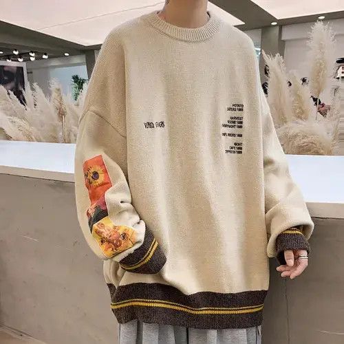 Vintage Van Gogh - Print Loose Sweater Size US M / EU 48-50 / 2 - 4 Thumbnail