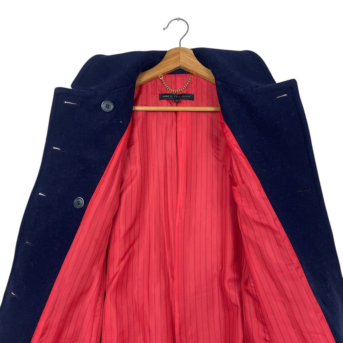 Marc Jacobs Marc By Marc Jacobs Double Breasted Wool Coat Size XS / US 0-2 / IT 36-38 - 13 Thumbnail