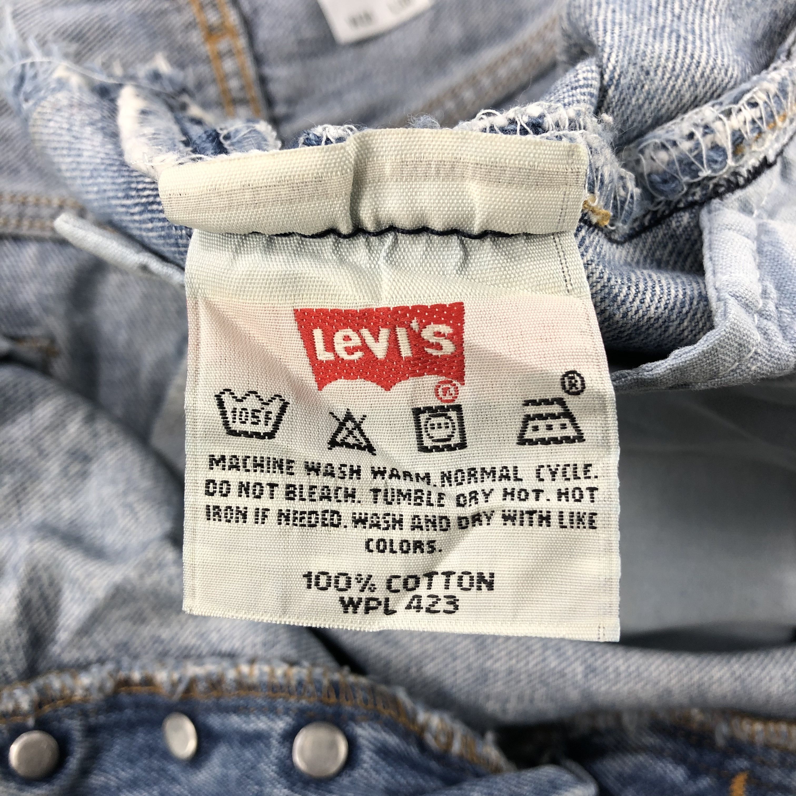 Levi's Vintage Light Wash Levis 501 Jeans-JM2088 Size 35" - 10 Thumbnail