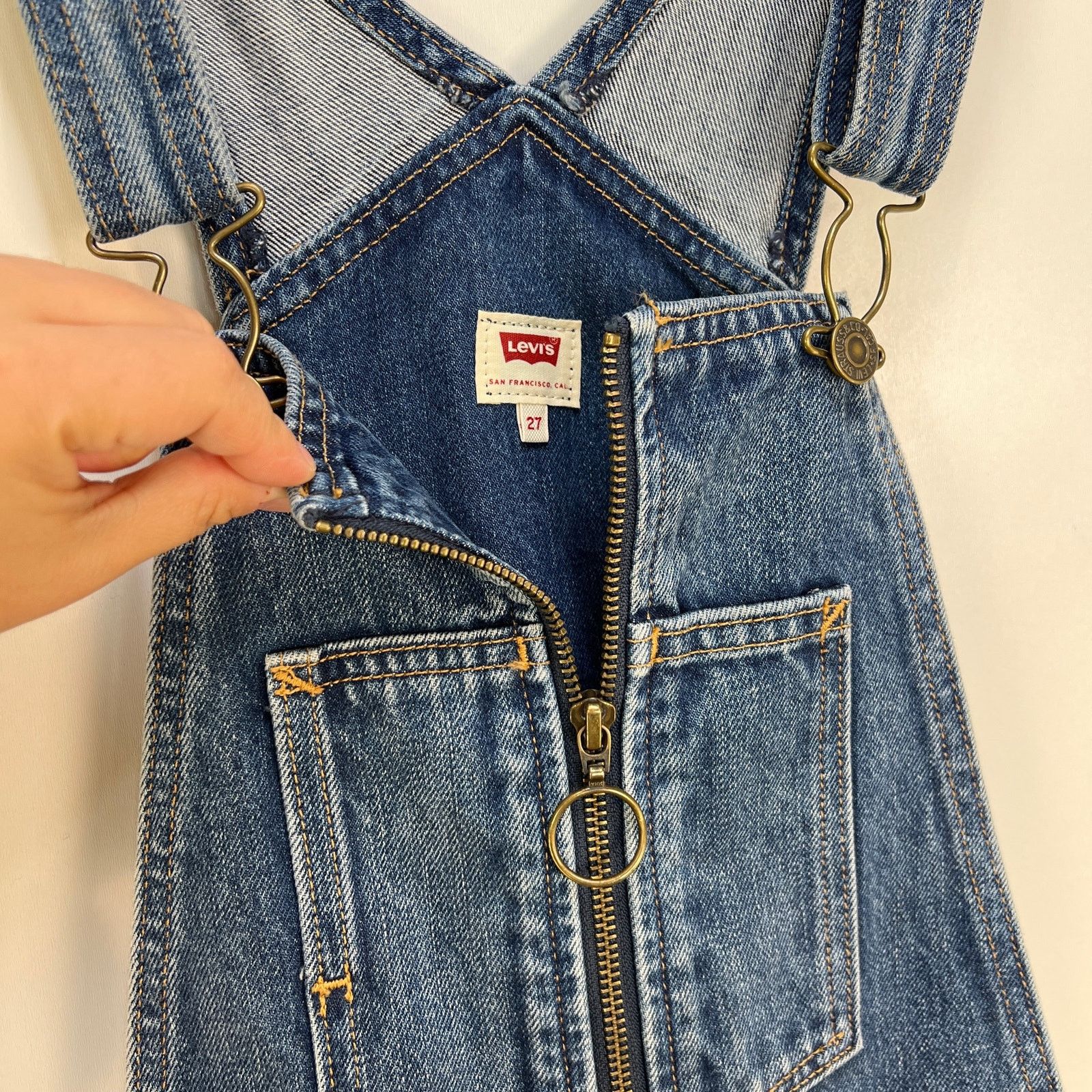 Levi's Levi's Orange Tab Overalls In Tomorrow's Parties Denim 29954 Size 27" / US 4 / IT 40 - 3 Thumbnail