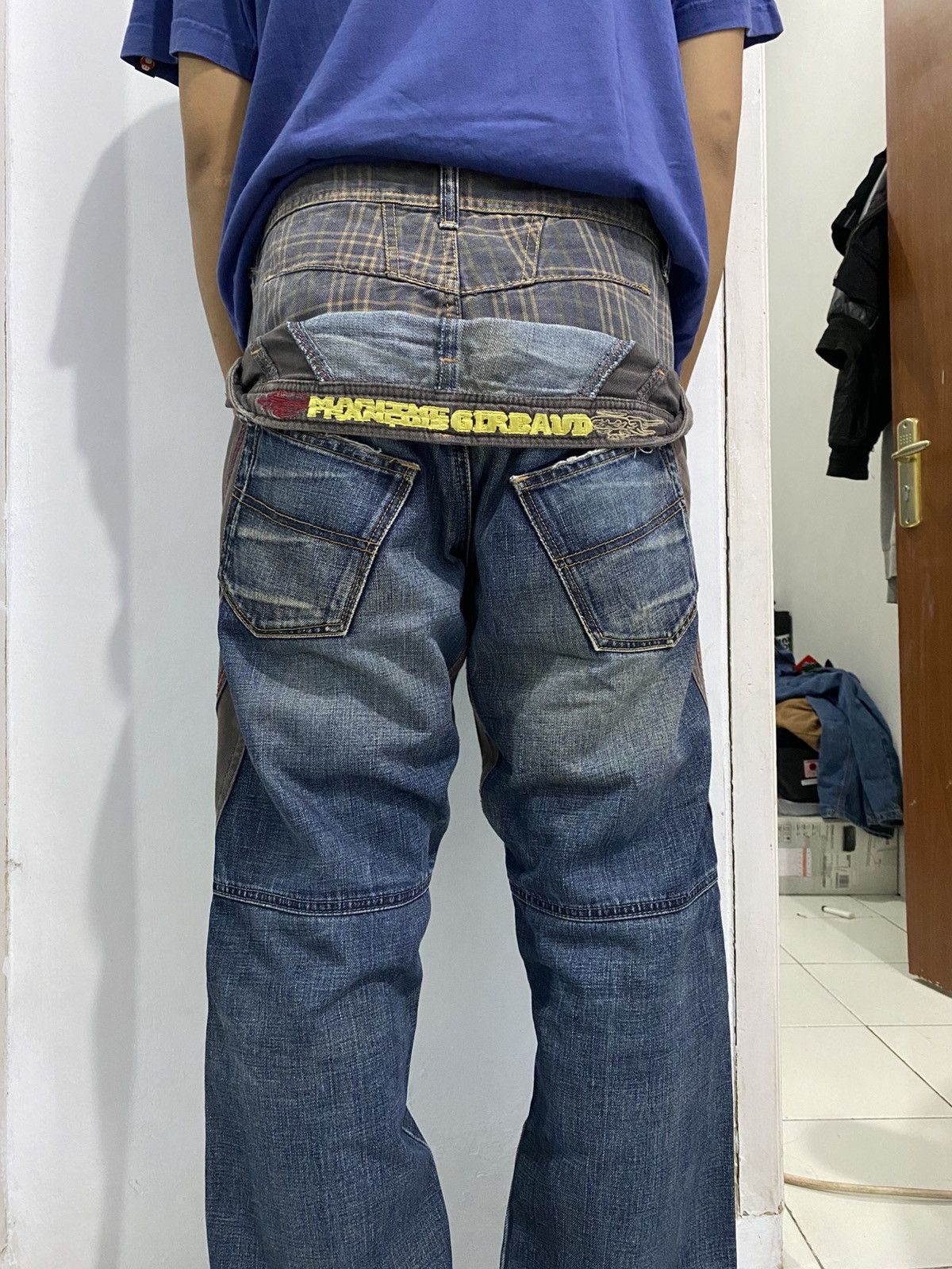 If Six Was Nine × Japanese Brand × Marithe + Francois Girbaud 2000s-Marithe Francois Girbaud Double Wise Jeans Pants Size US 31 - 5 Thumbnail