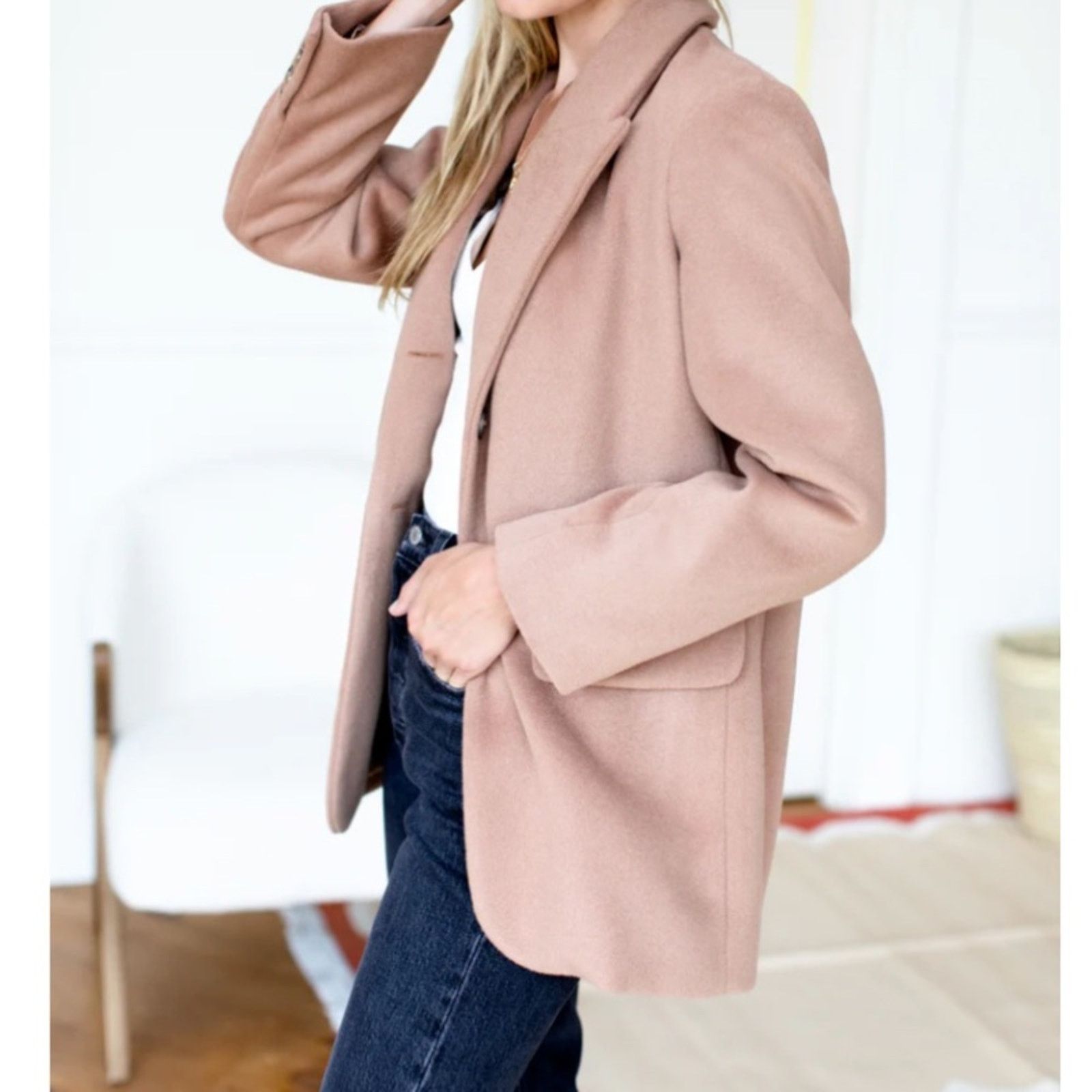 Emerson Fry Emerson Fry $328 JUDE Jacket Camel Wool Cashmere sz 00 NWOT Size XXS / US 00 / IT 34 - 13 Thumbnail