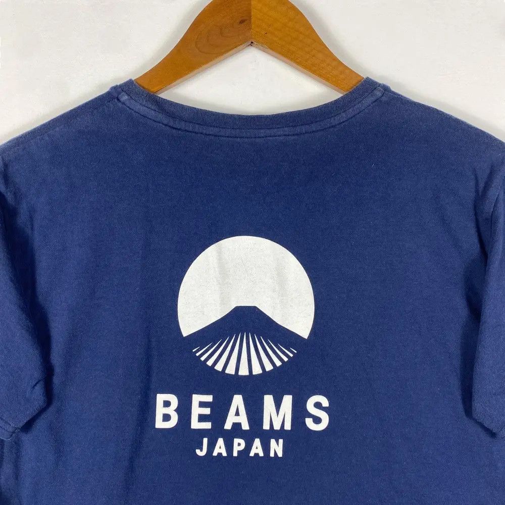 Beams Plus BEAMS JAPAN Mount Fuji Graphic Pure Indigo Tee Shirt Size US M / EU 48-50 / 2 - 2 Thumbnail