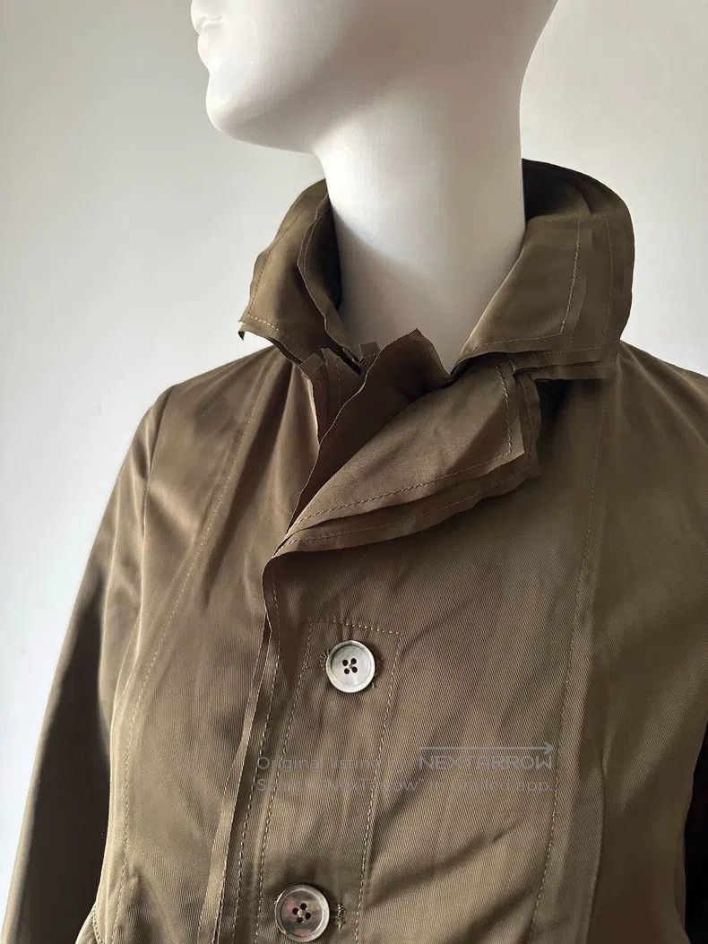 Comme des Garcons Comme Des Garcons Olive green three-layer design windbreak Size S / US 4 / IT 40 - 2 Thumbnail