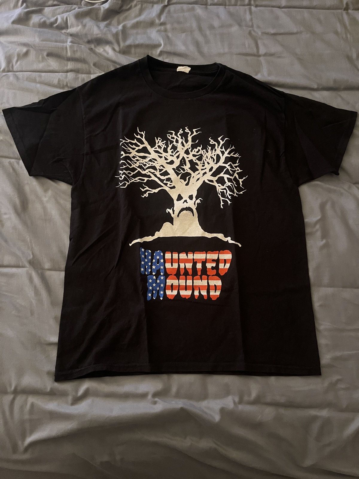 Haunted Mound Sematary American Flag Harold Tee | Grailed
