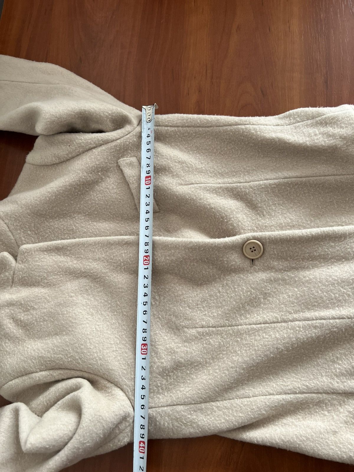 Falcone FALCONERI MADE IN ITALY CREAM WOMEN WOOL LUXURY COAT SIZE XS Size XS / US 0-2 / IT 36-38 - 21 Thumbnail