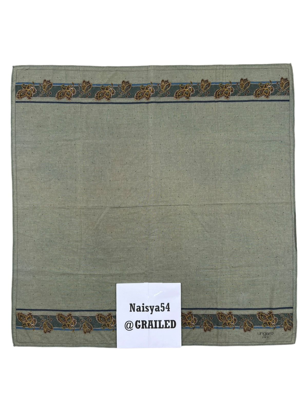 Ungaro Paris Ungaro Paris Handkerchief Neckerchief Bandana Pocketsquare Size ONE SIZE - 6 Thumbnail