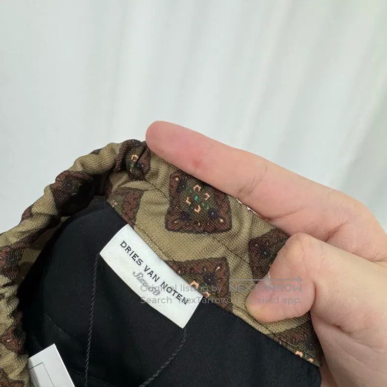 Dries Van Noten Dries Van Noten Brown All-over Print Casual Long Pants Size 34" / US 12 / IT 48 - 5 Thumbnail