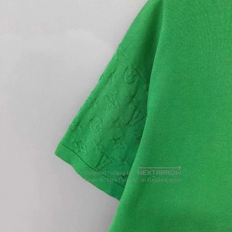 Louis Vuitton Louis Vuitton Green Knit Short Sleeve. Size US S / EU 44-46 / 1 - 6 Thumbnail